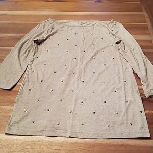 Three quarter length top